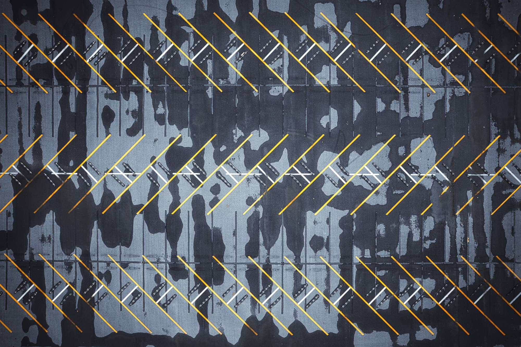 Drone aerial view of terrain and structures in Jeddah, Saudi Arabia