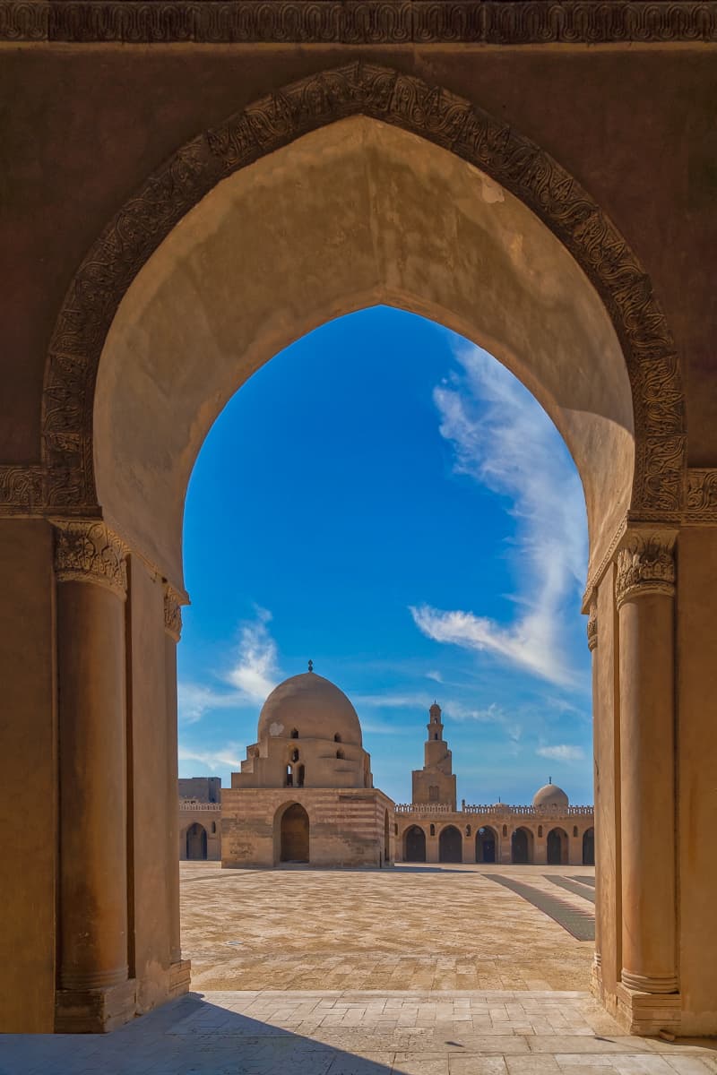 Portrait photograph of architecture in Cairo, Egypt